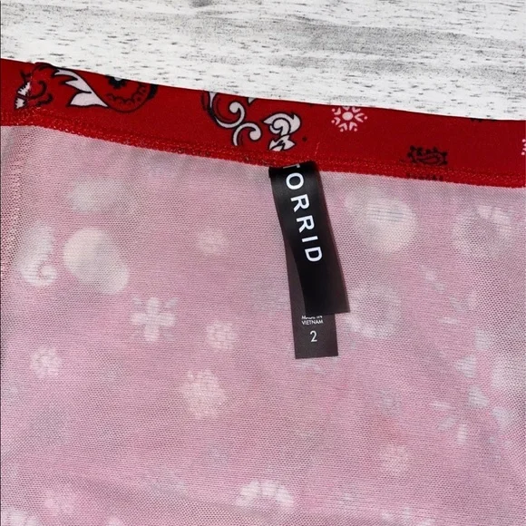 Torrid skull paisley midkini swimsuit - Picture 10 of 13